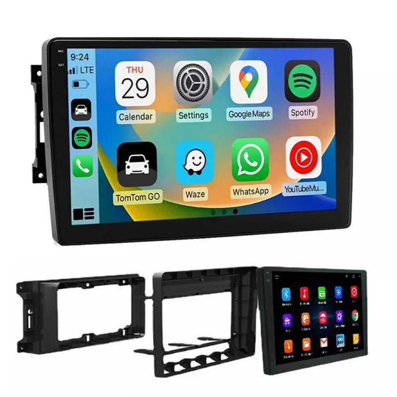 Autoradio Android 10 Pouces Jeep Wrangler JK 2007-2016 CarPlay et Android Auto Sans Fil GPS