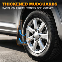 Garde-Boue Peugeot 308 II T9 2014-2021 Jeu de 4 Bavettes Avant et Arrière Sans Perçage