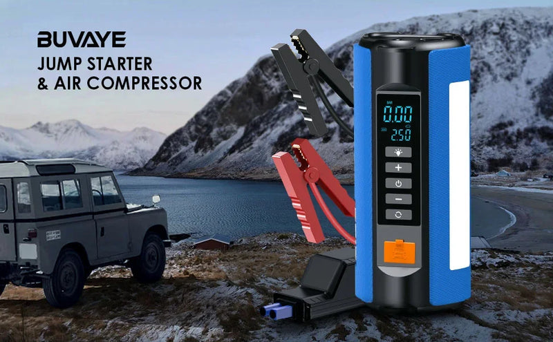 Booster de Batterie Voiture TS03 avec Compresseur d'Air et Lampe