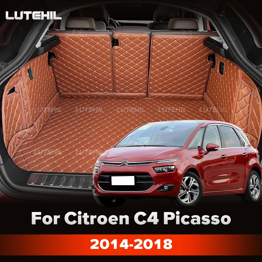 Tapis de Coffre Cuir Citroën C4 Picasso 2014-2018