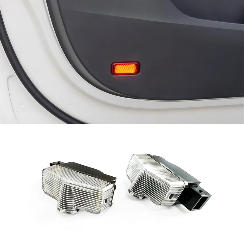 Projecteur Porte Skoda LED, Lot de 2, Octavia A7 Yeti Kodiaq Karoq, 3 Motifs HD