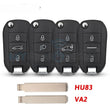 Coque de Clé Peugeot Expert Partner 308 508 Citroën C3 C4 Berlingo à Rabat 2 ou 3 Touches