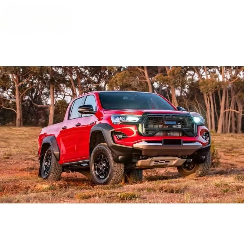 Kit Carrosserie Conversion Gr Sport 2023 Toyota Hilux Revo 2016-2020 Pare-Chocs Calandre Phares Élargisseurs d'Ailes