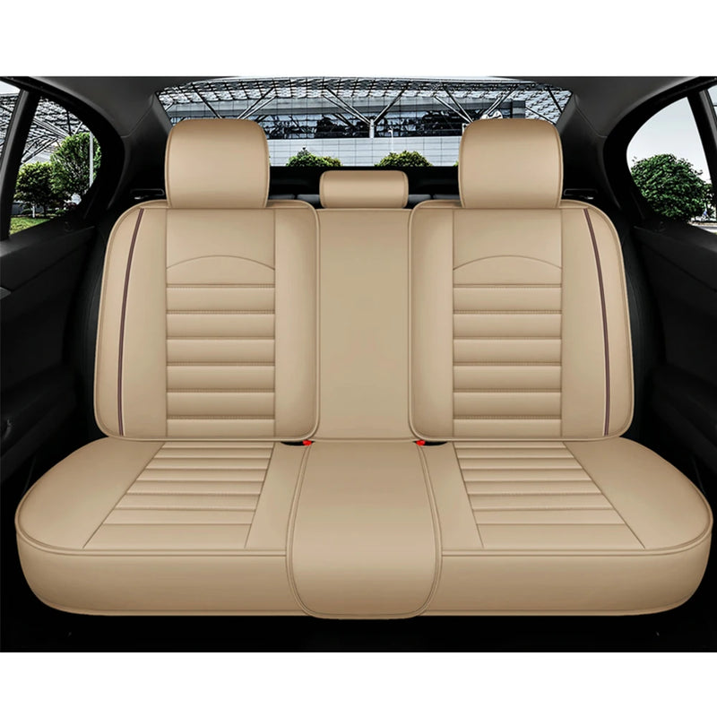 Housses de Siège Renault Clio Captur Scénic Cuir Synthétique Lignes Horizontales