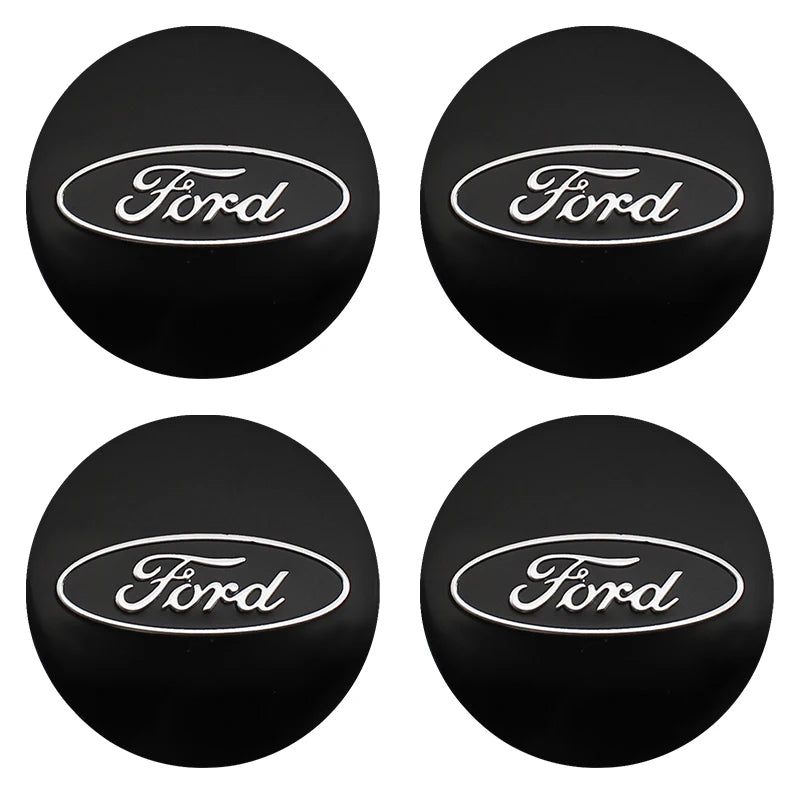 Cache-Moyeux Ford Focus Mondeo Ranger Ecosport 54mm 56mm 60mm — vue en situation