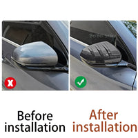 Coques de Rétroviseur BYD Atto 3 Evo 2026-2027 Aspect Carbone ou Noir Brillant, Style Lisse, Ailettes ou Bec, Paire
