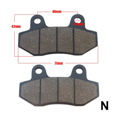 Plaquettes de Frein Moto Quad ATV Scooter 50-250cc