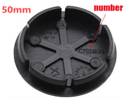 Cache-Moyeux Fiat 500 50mm Lot de 4 Emblème — vue d'ensemble