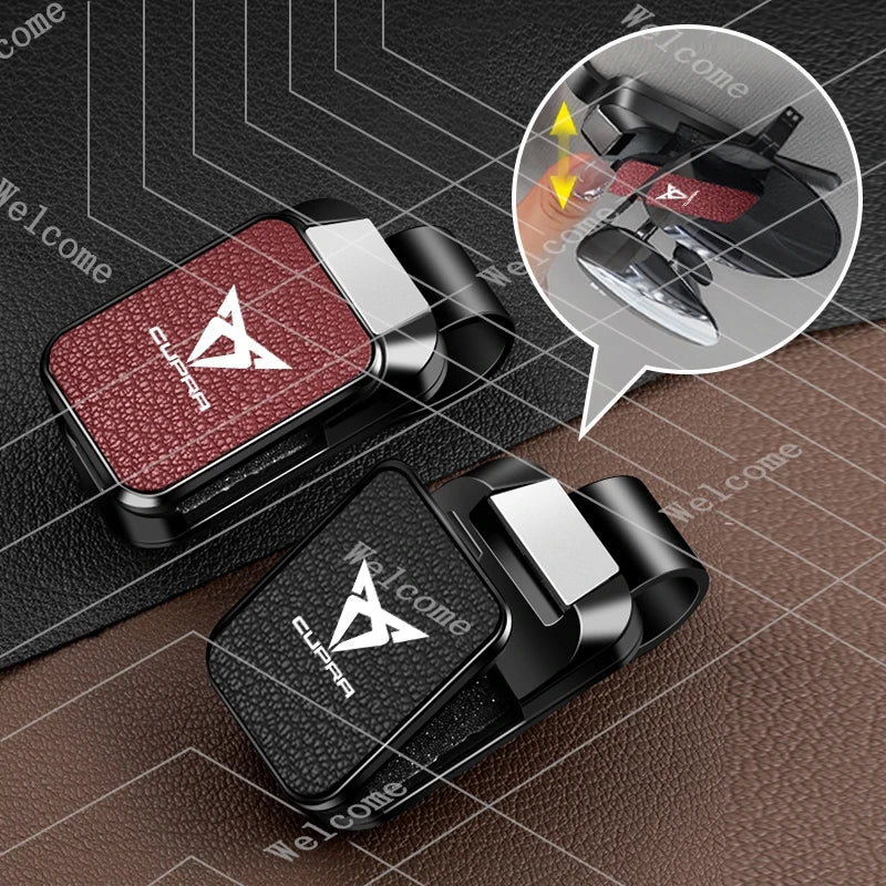 Clips Porte-Lunettes Magnétiques Pare-Soleil Cupra Leon Formentor