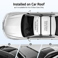 Bymaocar Aluminum Roof Bars 100 cm Anti-Theft