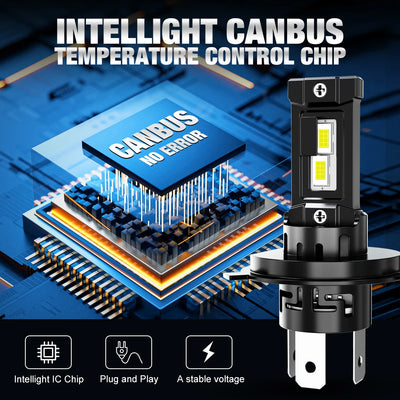 Ampoules LED XSTORM H1 H4 H7 Canbus Universelles