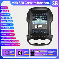 Autoradio Android Ford Ranger 2012-2015 Écran Vertical 9,7 Pouces CarPlay Sans Fil GPS DSP