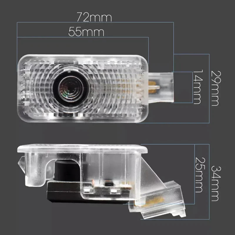 Projecteur Logo Porte Acura MDX YD2 YD3 2013-2022 LED 2 Pièces