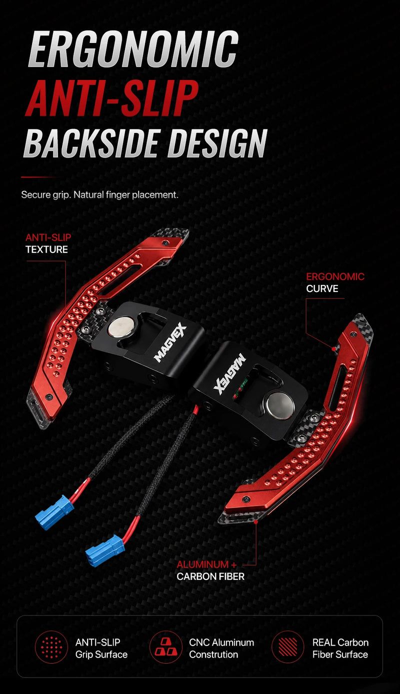 Magnetische Schaltwippen Ford Mustang GT Shelby 2015-2023