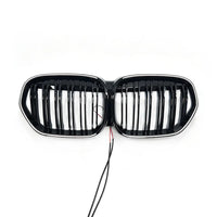 Calandre Avant à Double Barre Éclairée LED BMW X1 F48 LCI 2020-2022 Noir