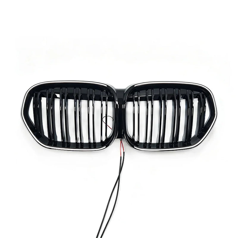 Calandre Avant à Double Barre Éclairée LED BMW X1 F48 LCI 2020-2022 Noir