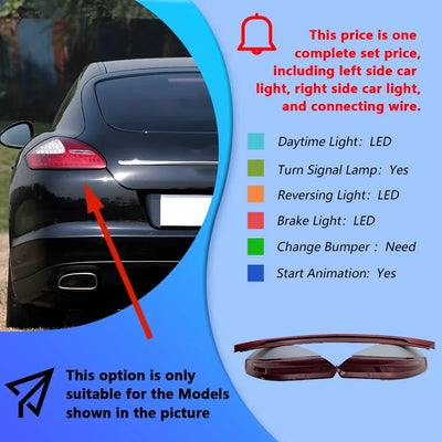 Feux Arrière LED Porsche Panamera 970 2010-2016