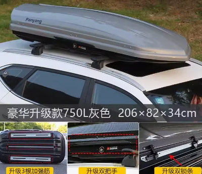 Coffre de Toit Aluminium 550 à 750 L Voiture