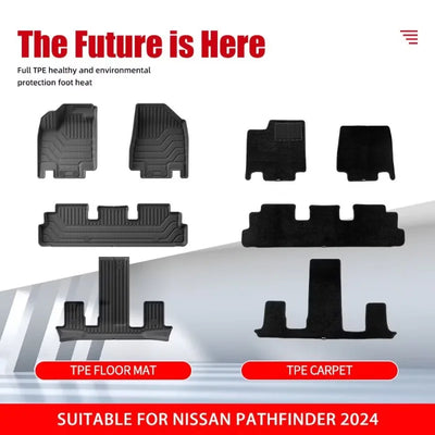 Tapis de Coffre Nissan Pathfinder 2024 TPE