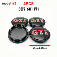 Cache-Moyeux Volkswagen 55 ou 65 mm, Lot de 4, Références 3B7601171, 1J0601171, 5H0601171, Jetta MK5, Passat