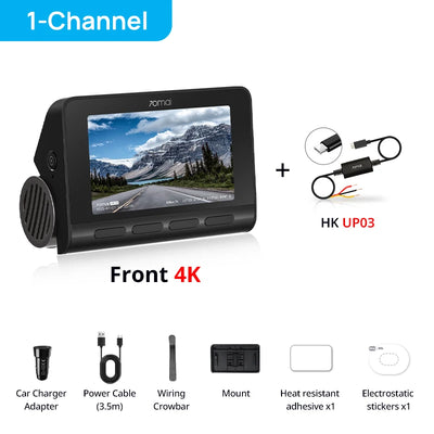 Dashcam 70mai A810 4K Avant Arrière GPS ADAS
