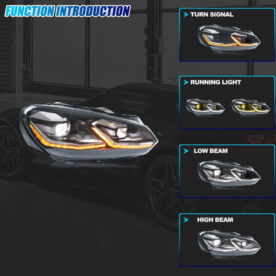 Phares LED Volkswagen Golf 6 2009-2014