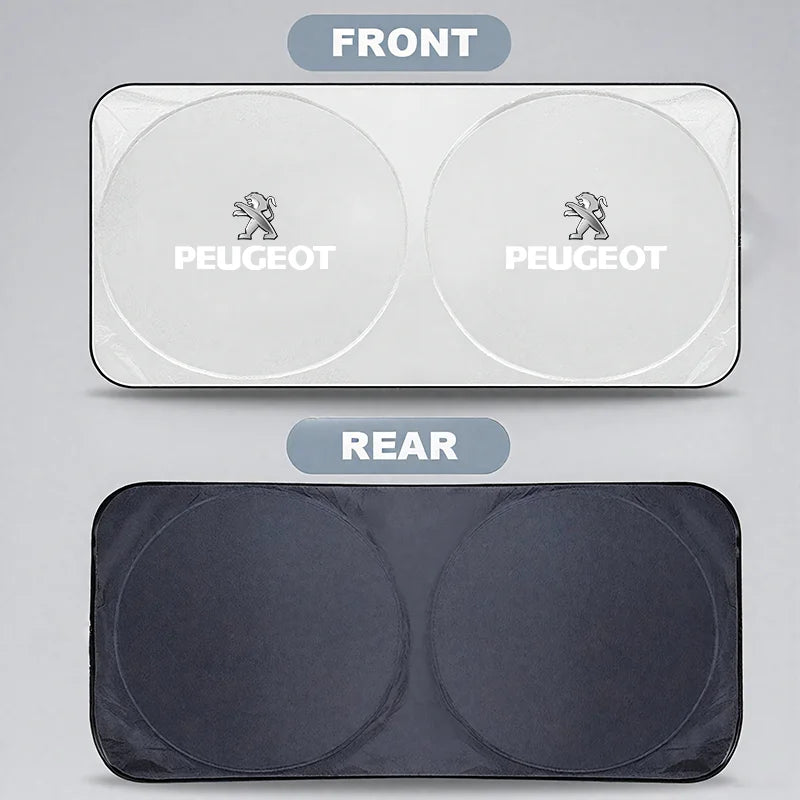 Pare-Soleil Pare-Brise Tissu Peugeot 308 3008 208 2008 5008