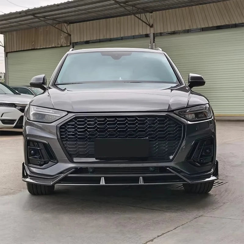 Kit Carrosserie Carbone Style YCK Audi Q5 SQ5 2021-2023 : Lèvre de Pare-Chocs, Diffuseur Arrière et Embouts d'Échappement