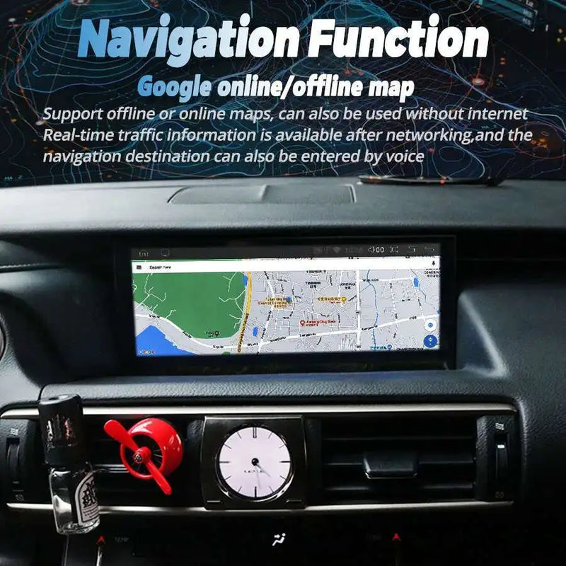 Autoradio Android 14 Lexus IS RC 200 250 300 350 200t 300h 2013-2019 Écran 10,25 Pouces CarPlay