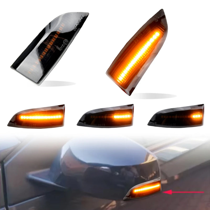 Clignotants LED de Miroir Latéral Dynamiques Renault Megane III Scenic III Fluence Latitude Laguna III Séquentiels
