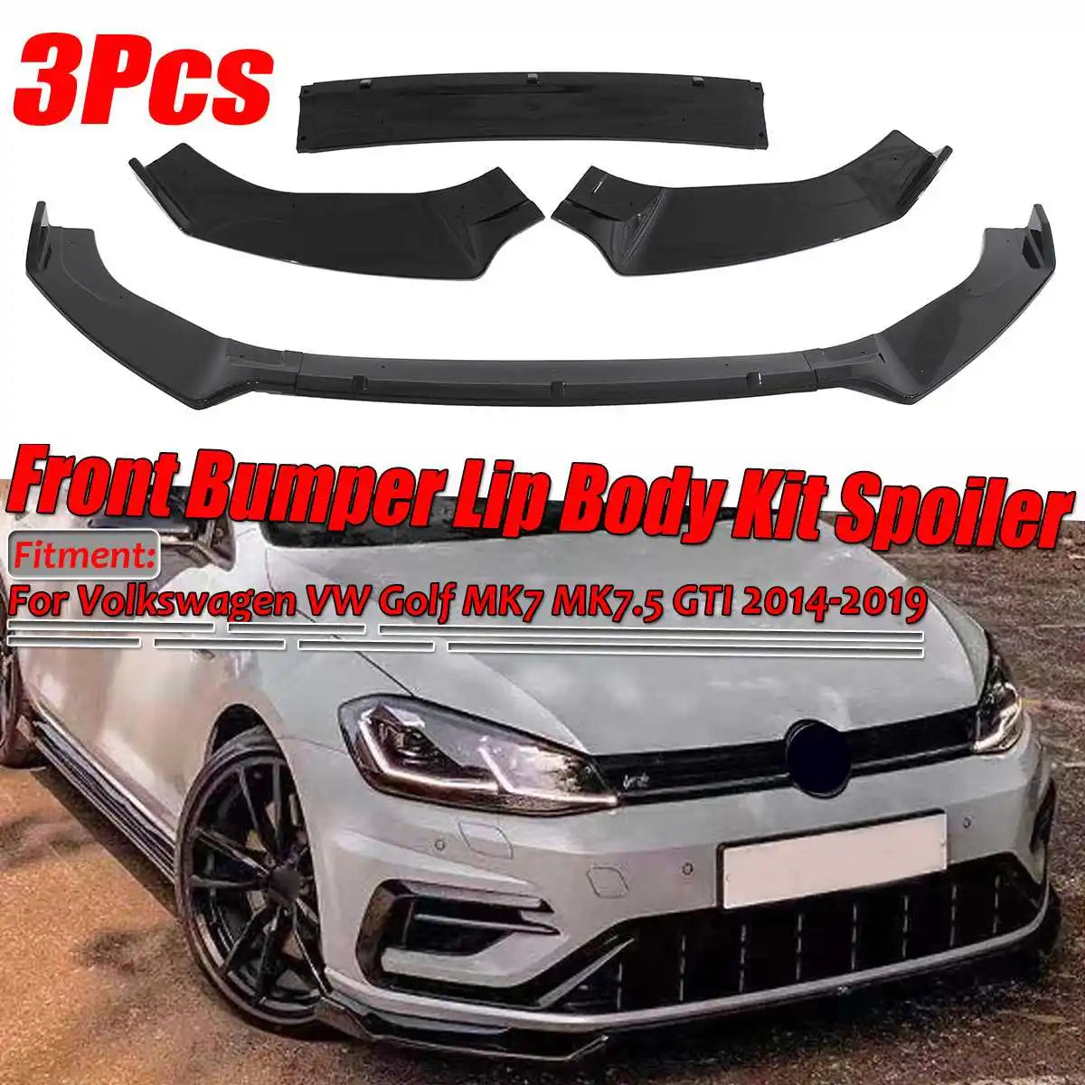 Lame Pare-Choc Avant Volkswagen Golf 7 GTI 2014-2019