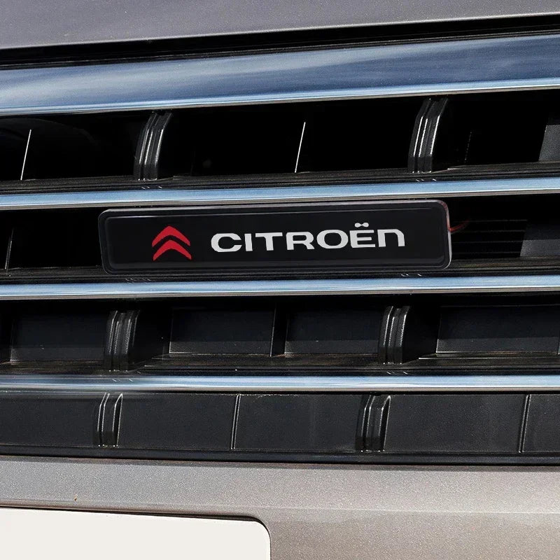 Logo LED Citroën Emblème Lumineux Plaque Avant 16 cm