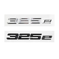 Emblème de Coffre BMW Lettres 316e, 318e, 320e, 330e, 530e, 740e, Noir Brillant ou Argent