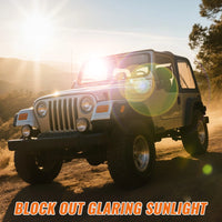 Pare-Soleil Jeep Wrangler TJ 1997-2002 Noir