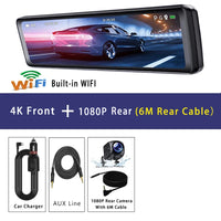 Dashcam Miroir 11,26 Pouces 4K IPS GPS