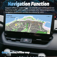 Autoradio Android Écran 12,3 Pouces Toyota RAV4 2018-2025 CarPlay Sans Fil Android Auto 4G