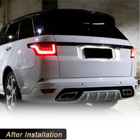 Becquet Central de Coffre en Carbone Sec Land Rover Range Rover Sport 2014-2020