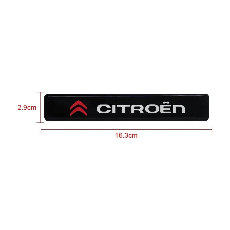 Logo LED Citroën Emblème Lumineux Plaque Avant 16 cm