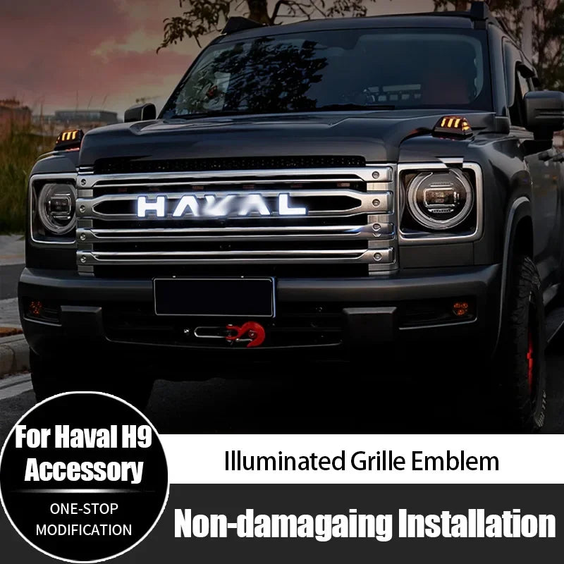 Emblème Calandre Lumineux Haval H9 LED Dynamique