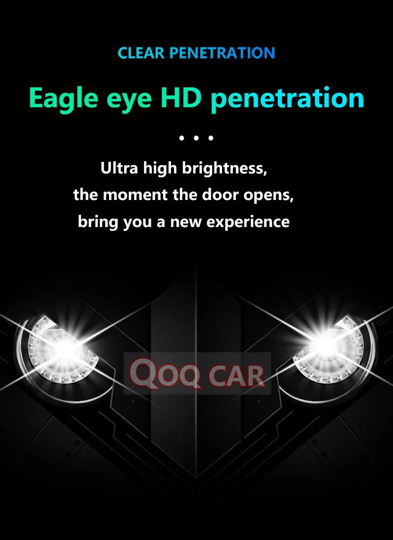 Projecteur de Porte LED Toyota Camry 2006 à Aujourd'hui Logo Lumineux Lumière de Bienvenue Lentille Verre 2 ou 4 Pièces