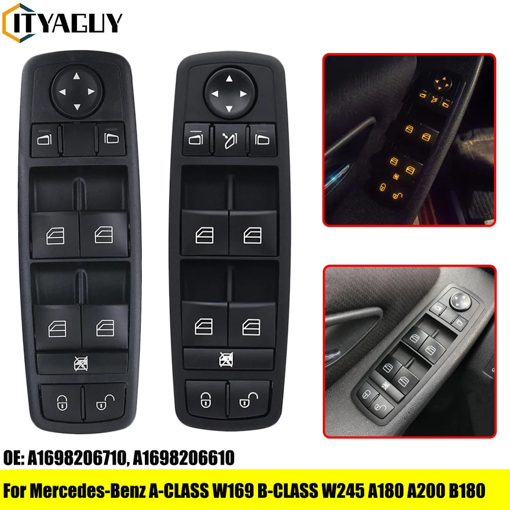 Bouton Lève-Vitre Mercedes Classe A W169 B W245