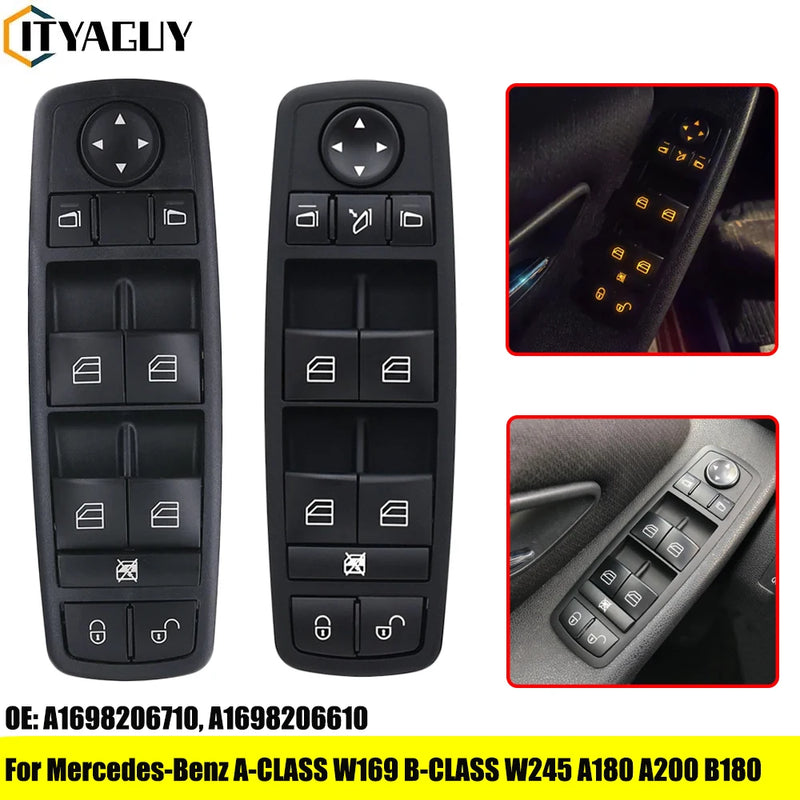 Bouton Lève-Vitre Mercedes Classe A W169 B W245