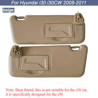 Pare-Soleil Interieur Hyundai i30 2008-2011 avec Miroir
