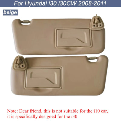 Pare-Soleil Interieur Hyundai i30 2008-2011 avec Miroir