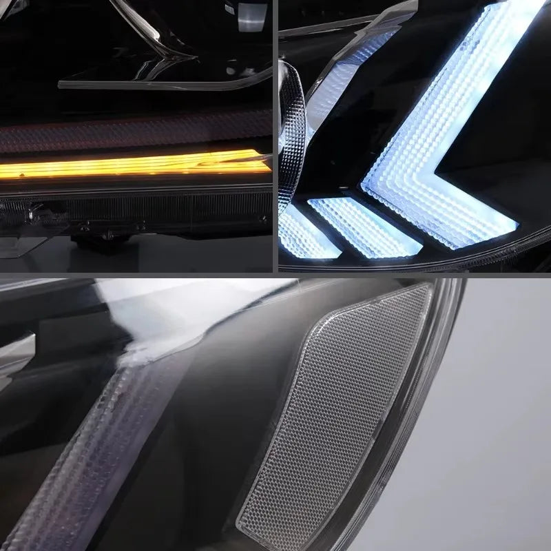 Phares LED Toyota Hilux Revo Rocco AN120 2015-2020 Clignotants Séquentiels Feux de Jour