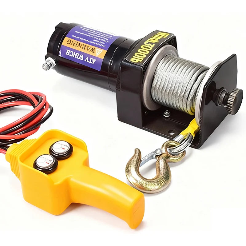 Treuil Électrique 3000 lbs IP67 12V 24V