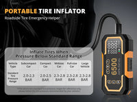 Booster de Batterie Voiture 6500A avec Compresseur 150 PSI 3 en 1