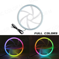 Bandes Acryliques Éclairage d'Ambiance RGB Voiture 110 cm