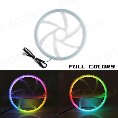 Bandes Acryliques Éclairage d'Ambiance RGB Voiture 110 cm