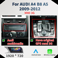 Autoradio Audi A4 B8 A5 CarPlay — vue de face
